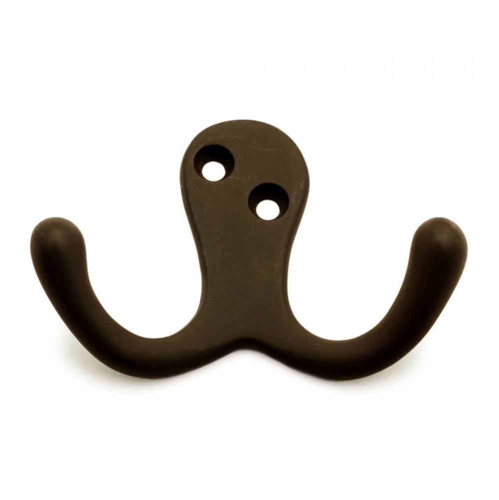 RK International - Two Pronged Flared Small Hook - Oil Rubbed Bronze