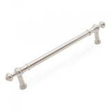 RK International - 12'' c/c Plain Appliance Pull with Decorative Ends - Satin Nickel