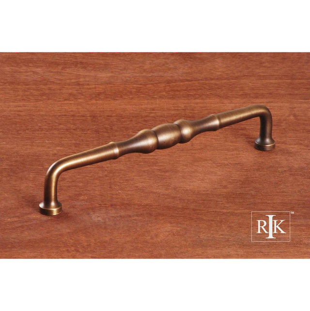 RK International - Beaded Middle Appliance Pull - Antique English