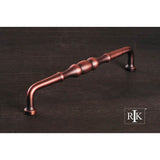 RK International - Beaded Middle Appliance Pull - Distressed Copper