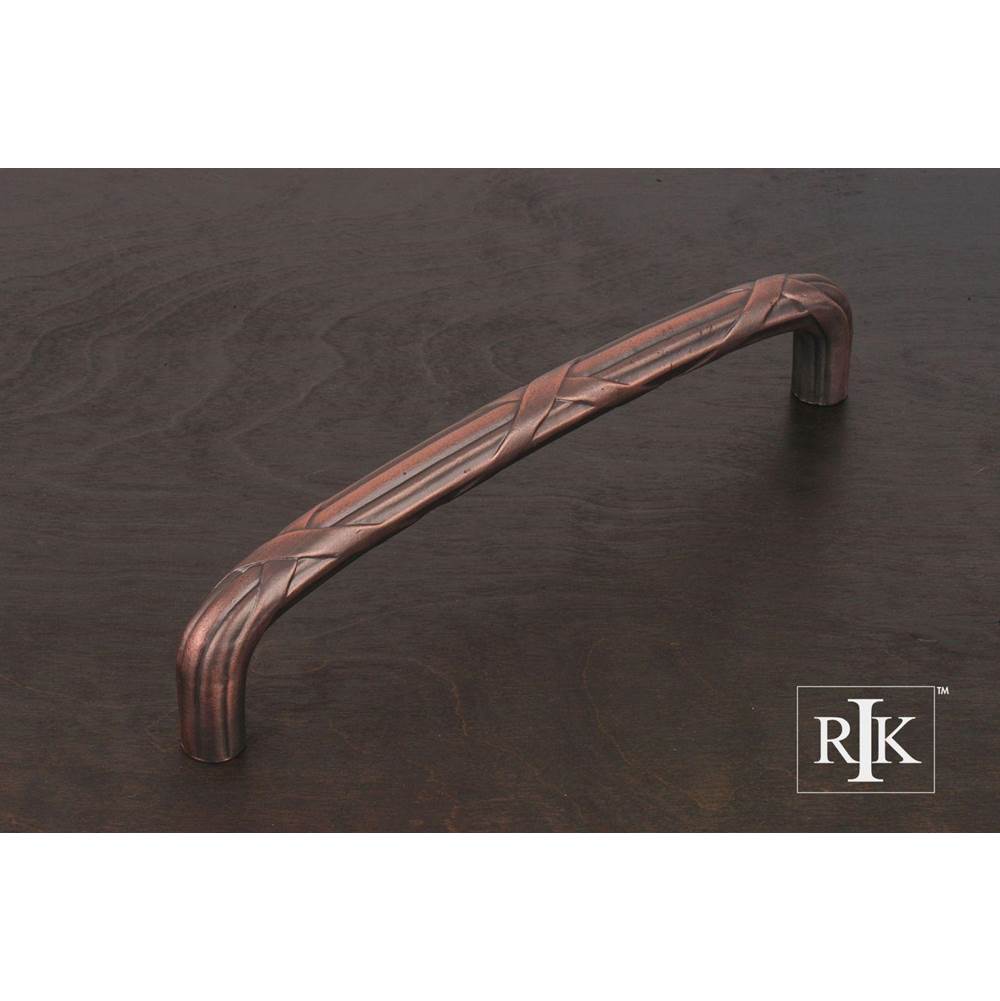 RK International - Lines and Crosses Appliance Pull - Distressed Copper