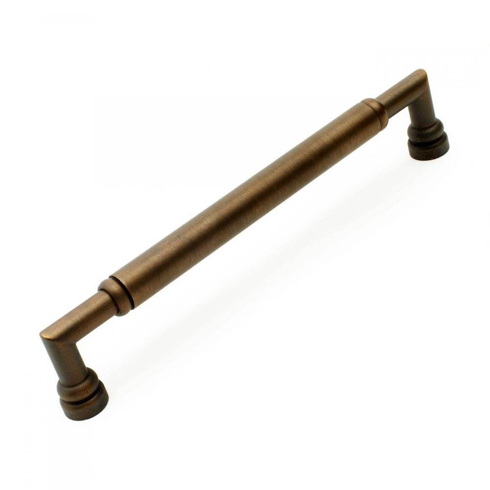 RK International - 12'' c/c Cylinder Middle Appliance Pull - Antique English