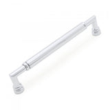 RK International - 12'' c/c Cylinder Middle Appliance Pull - Polished Chrome