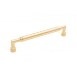 RK International - 12'' c/c Cylinder Middle Appliance Pull - Satin Brass