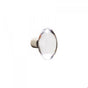 Rocky Mountain Hardware - Cabinet Hardware Cabinet Knob, Oval, Crystal