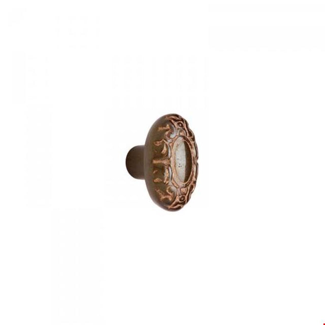 Rocky Mountain Hardware - Cabinet Hardware Cabinet Knob, Acanthus, oval