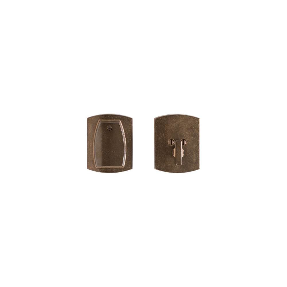 Rocky Mountain Hardware - Convex Escutcheon Deadbolt Only, S/C
