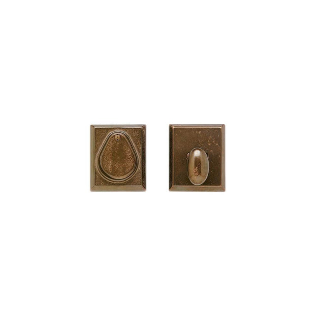Rocky Mountain Hardware - Rectangular Escutcheon Deadbolt Only, D/C