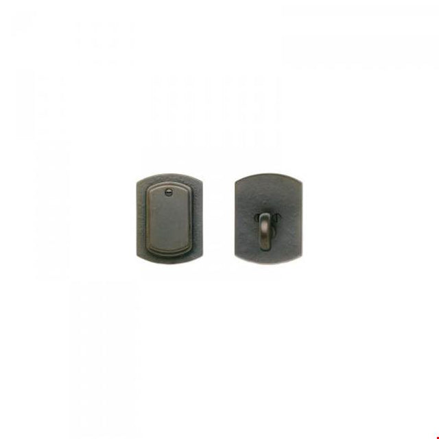 Rocky Mountain Hardware - Curved Escutcheon Deadbolt Only, S/C