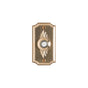 Rocky Mountain Hardware - Bordeaux Escutcheon Door Bell Button
