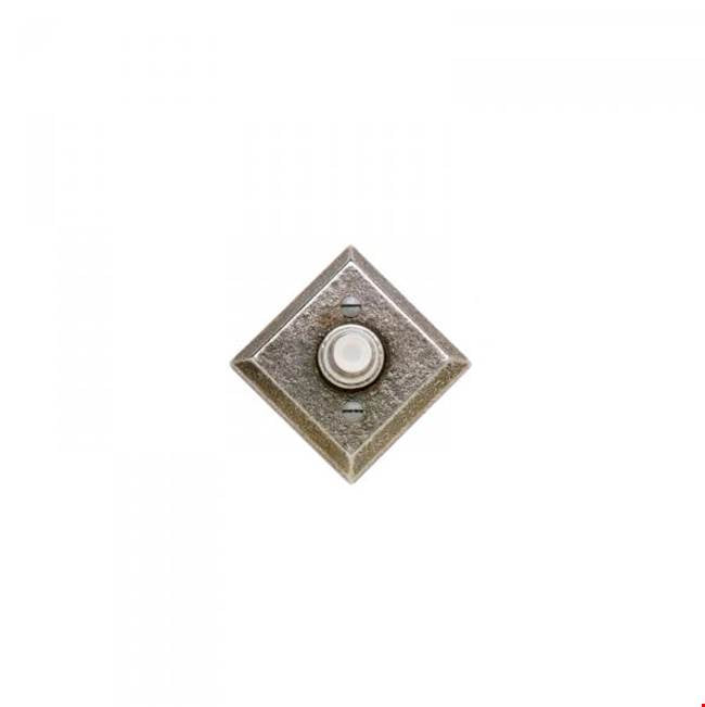 Rocky Mountain Hardware - Diamond Escutcheon Door Bell Button