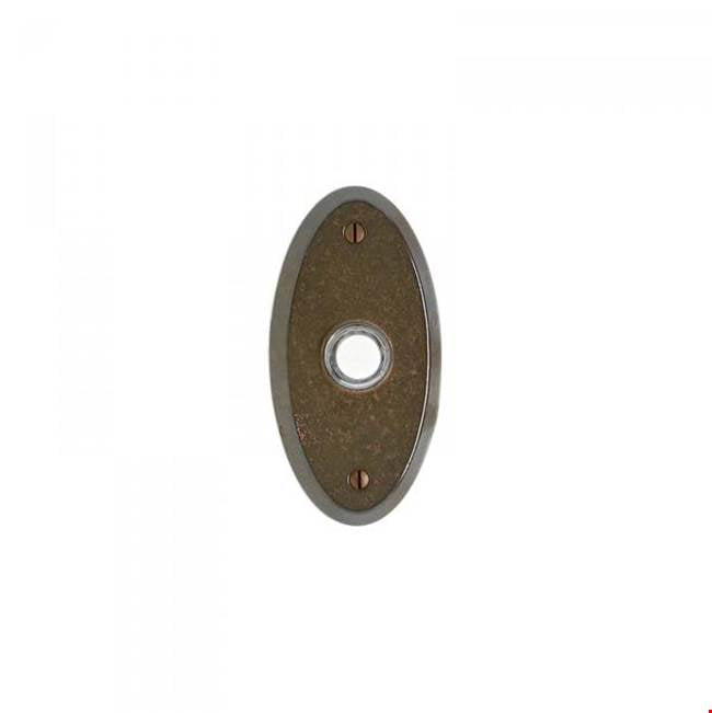 Rocky Mountain Hardware - Oval Escutcheon Door Bell Button