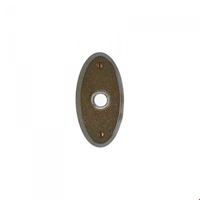Rocky Mountain Hardware - Oval Escutcheon Door Bell Button
