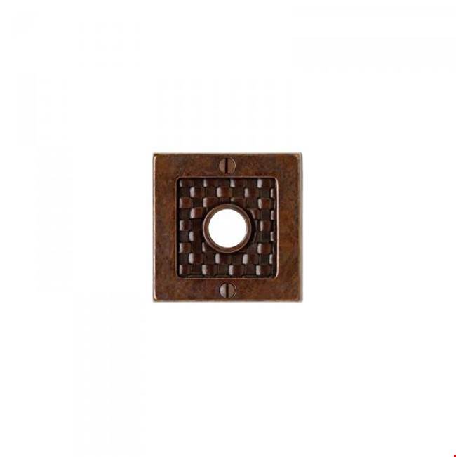 Rocky Mountain Hardware - Square Designer Escutcheon Towel Ring, 6''