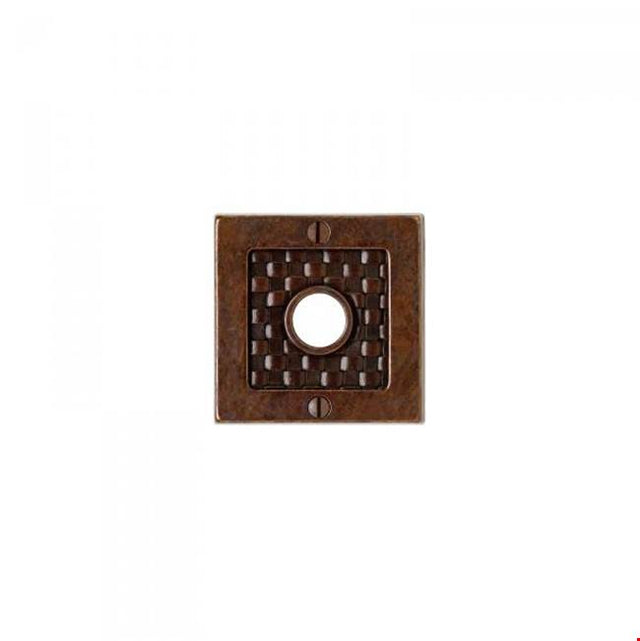 Rocky Mountain Hardware - Square Designer Escutcheon Towel Ring, 6''