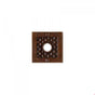 Rocky Mountain Hardware - Square Designer Escutcheon Towel Ring, 6''