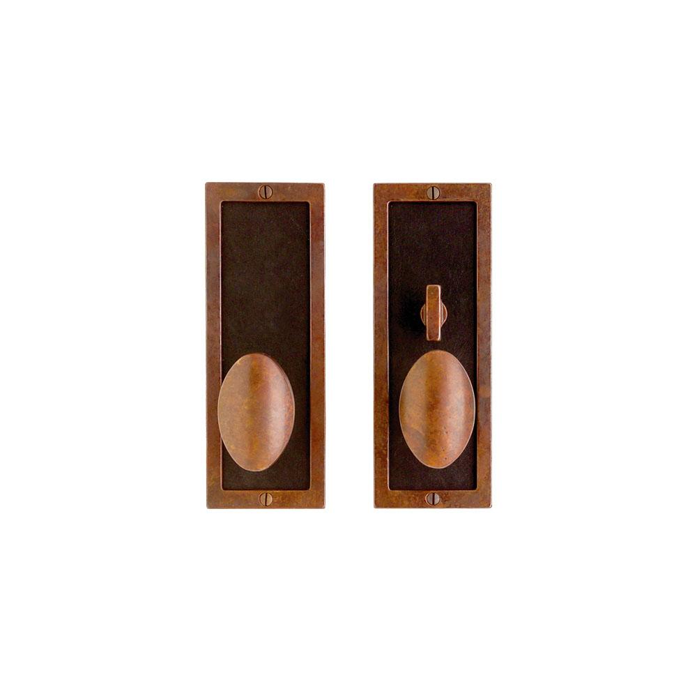 Rocky Mountain Hardware - Designer Escutcheon Patio Deadbolt Set