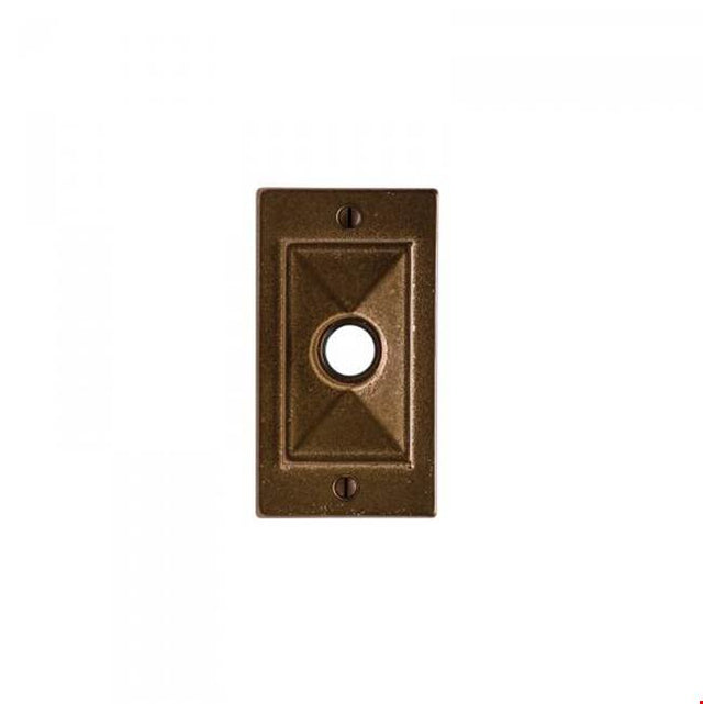 Rocky Mountain Hardware - Mack Escutcheon Toilet Paper Holder, horizontal, single post