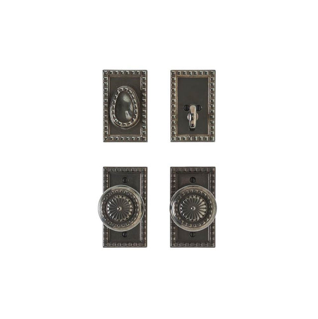 Rocky Mountain Hardware - Corbel Rectangular Escutcheon Deadbolt Only, S/C