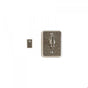 Rocky Mountain Hardware - Hammered Escutcheon Privacy Mortise Bolt Set