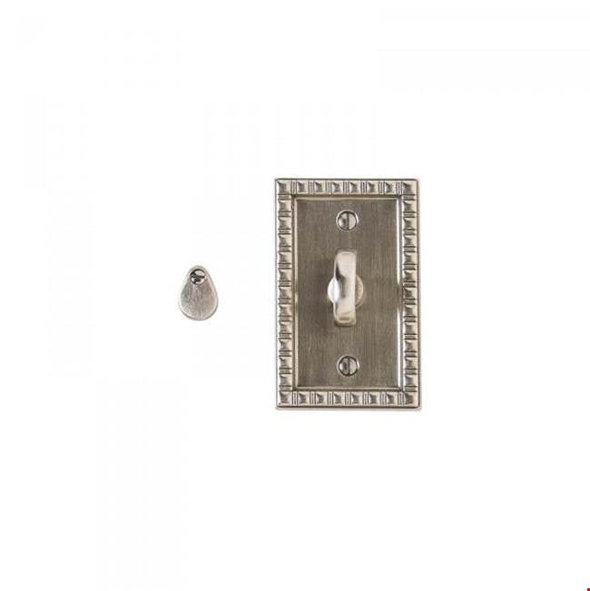 Rocky Mountain Hardware - Corbel Rectangular Escutcheon Privacy Mortise Bolt Set