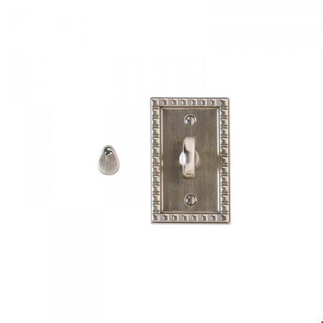 Rocky Mountain Hardware - Corbel Rectangular Escutcheon Privacy Mortise Bolt Set