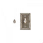 Rocky Mountain Hardware - Corbel Rectangular Escutcheon Privacy Mortise Bolt Set