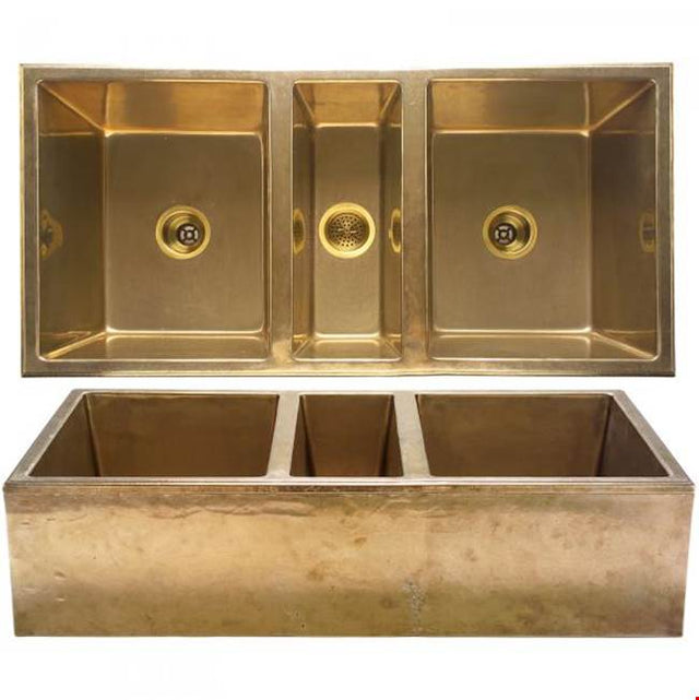 Rocky Mountain Hardware - Plumbing Sink, Farmhouse TPL bowl, apron front