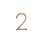 Rocky Mountain Hardware - Home Accessory House Number, Century Gothic, 2-3/4'', 2