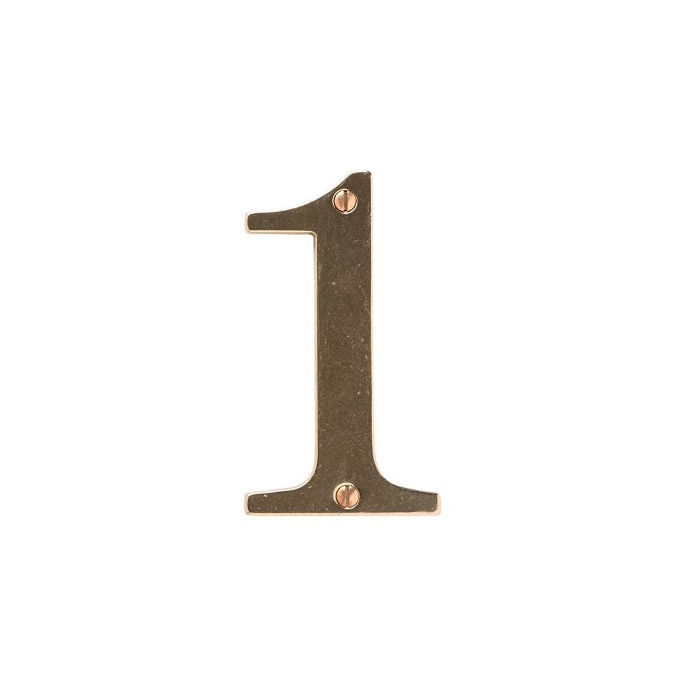Rocky Mountain Hardware - Home Accessory House Number, ITC Bookman, 4'', 0