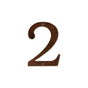 Rocky Mountain Hardware - Home Accessory House Number, ITC Bookman, 4'', 2