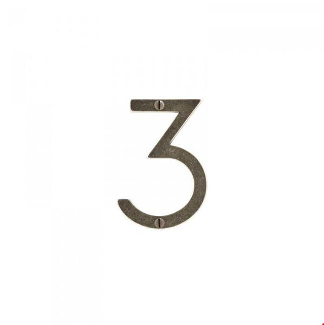 Rocky Mountain Hardware - Home Accessory House Number, Century Gothic, 4'', 3