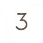 Rocky Mountain Hardware - Home Accessory House Number, Century Gothic, 4'', 3