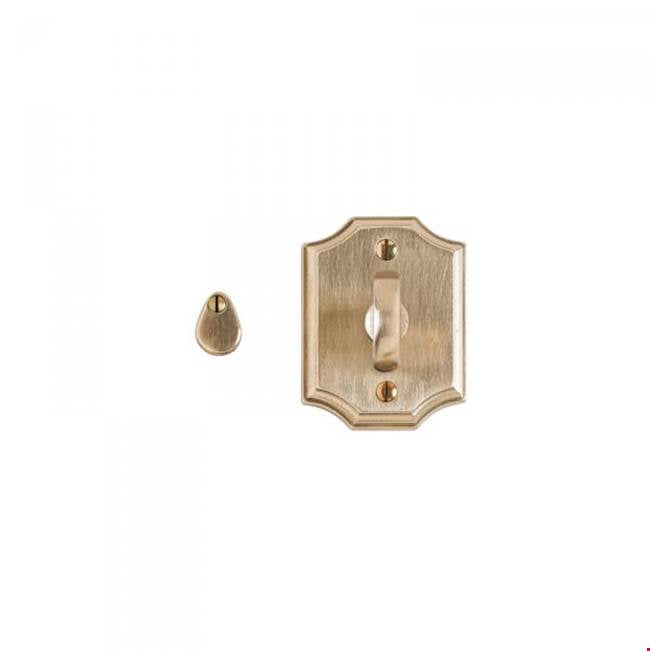 Rocky Mountain Hardware - Bordeaux Escutcheon Privacy Mortise Bolt Set