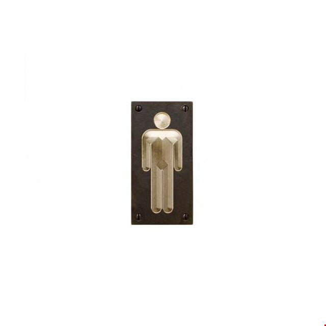 Rocky Mountain Hardware - Home Accessory Plaque, Restroom-men