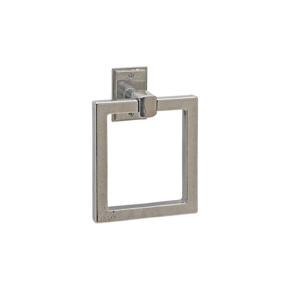 Rocky Mountain Hardware - Metro Escutcheon Towel Ring, 8'', Tempo