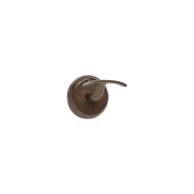 Rocky Mountain Hardware - Square Designer Escutcheon Robe Hook, Whale Tail