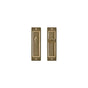 Rocky Mountain Hardware - Rectangular Escutcheon Sliding Door Lock, Single, Privacy