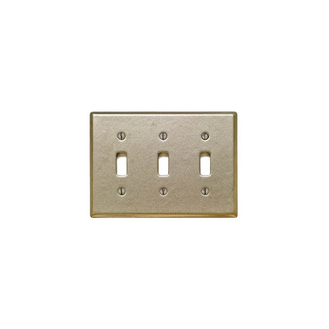 Rocky Mountain Hardware - Home Accessory Switch Plate, Toggle, triple