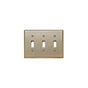 Rocky Mountain Hardware - Home Accessory Switch Plate, Toggle, triple