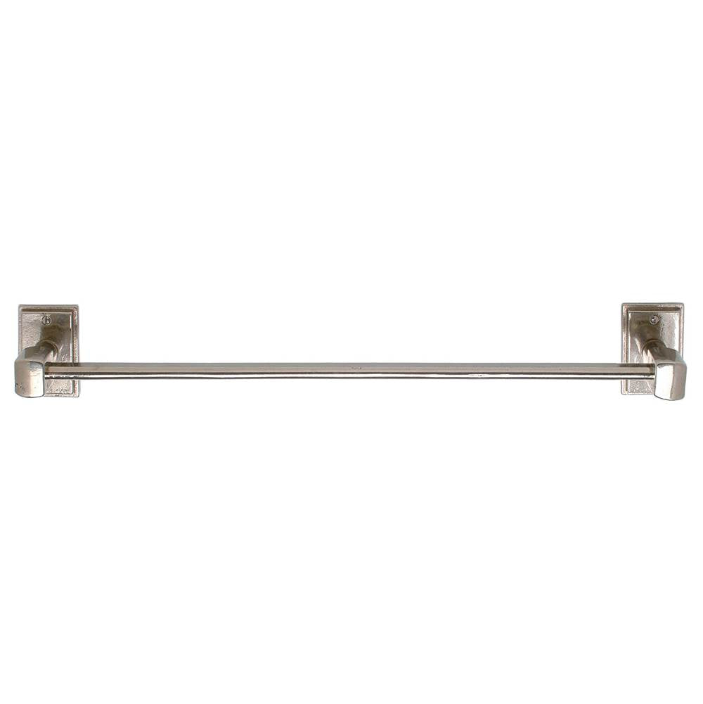 Rocky Mountain Hardware - Round Designer Escutcheon Towel Bar, Tempo