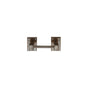 Rocky Mountain Hardware - Square Designer Escutcheon Toilet Paper Holder, horizontal, Tempo