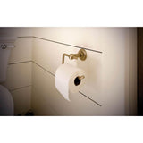 Ellis Escutcheon Toilet Paper Holder, horizontal, single post
