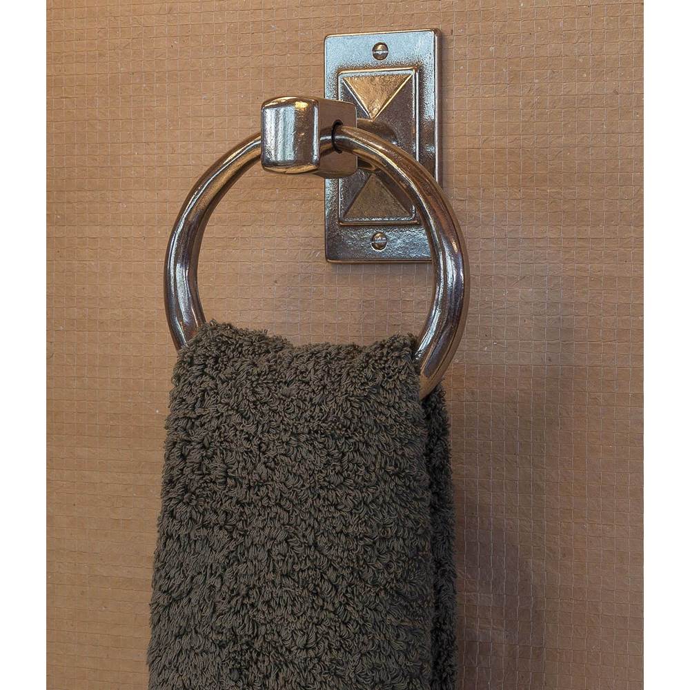 Ellis Escutcheon Towel Ring, 6''