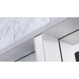 AiO Lighted Cabinet, 24'' x 30'' x 4'', LUM Lighting, 2700K Temperature (Warm Light), Dimmable, Electrical Outlet, USB Charging Ports, Left Hinge