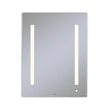 Robern - AiO Lighted Mirror, 24'' x 30'' x 1-1/2'', LUM Lighting, 2700K Temperature (Warm Light), Dimmable, OM Audio, USB Charging Ports
