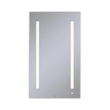 Robern - AiO Lighted Mirror, 24'' x 40'' x 1-1/2'', LUM Lighting, 2700K Temperature (Warm Light), Dimmable, OM Audio, USB Charging Ports