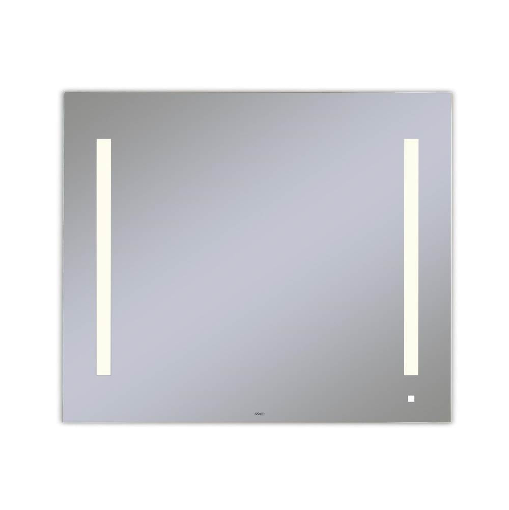 Robern - AiO Lighted Mirror, 36'' x 30'' x 1-1/2'', LUM Lighting, 2700K Temperature (Warm Light), Dimmable, USB Charging Ports