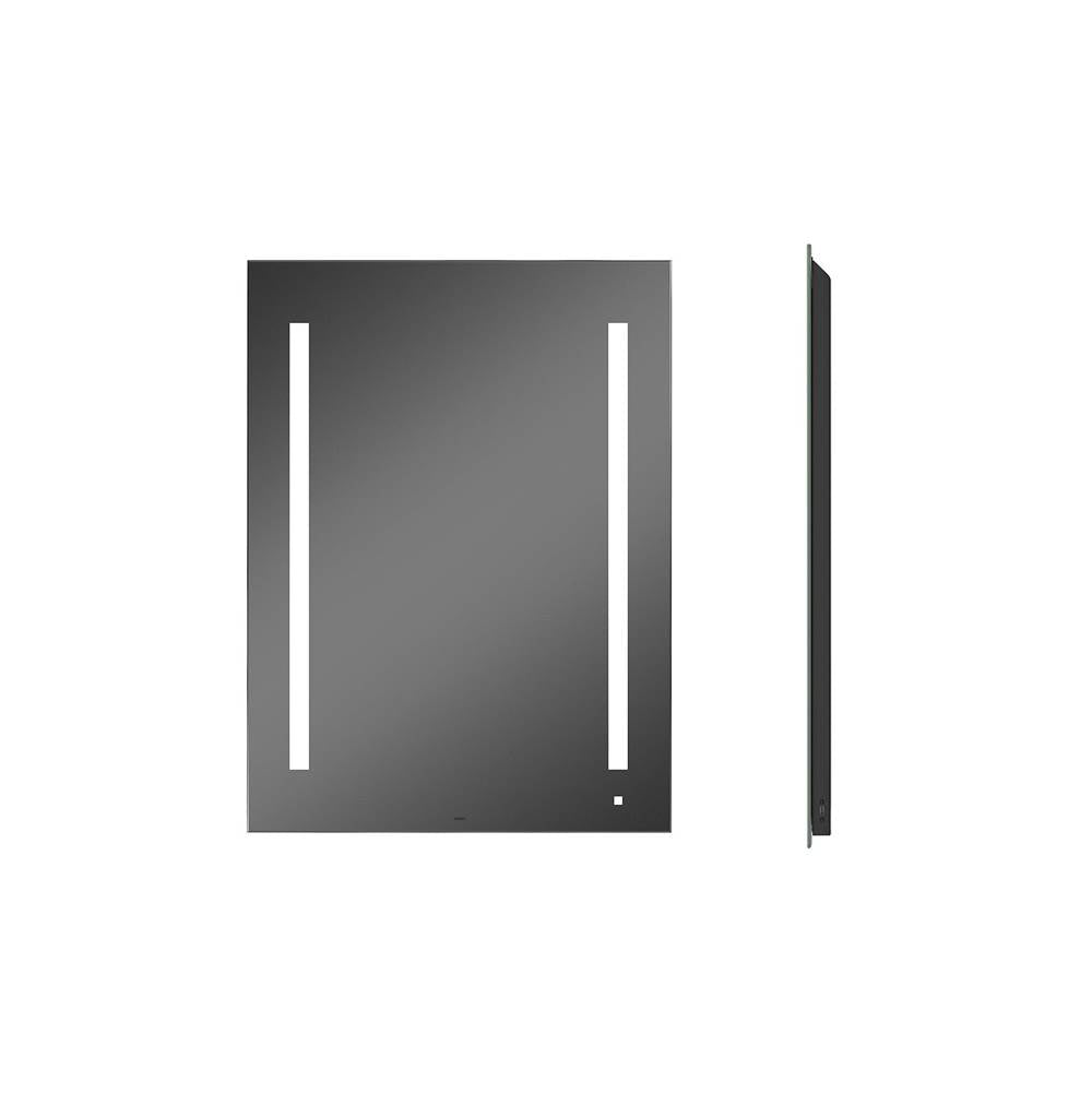 AiO Lighted Mirror, 24'' x 30'' x 1-1/2'', LUM Lighting, 4000K Temperature (Cool Light), Dimmable, USB Charging Ports