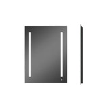 AiO Lighted Mirror, 24'' x 30'' x 1-1/2'', LUM Lighting, 4000K Temperature (Cool Light), Dimmable, USB Charging Ports